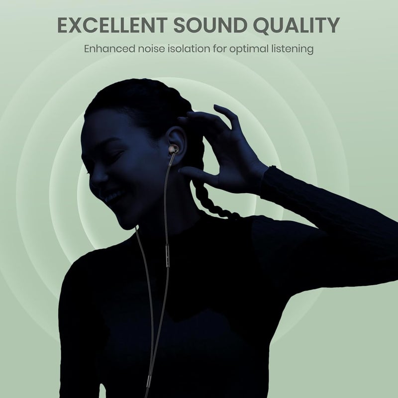 MAXAUX USB-C Wired Earbuds with Microphone, Volume Control, Noise Canceling, Compatible with Samsung Galaxy S24 S23 S22, iPhone 17 16 15 Pro Pro max, Pixel Phones - Image 4